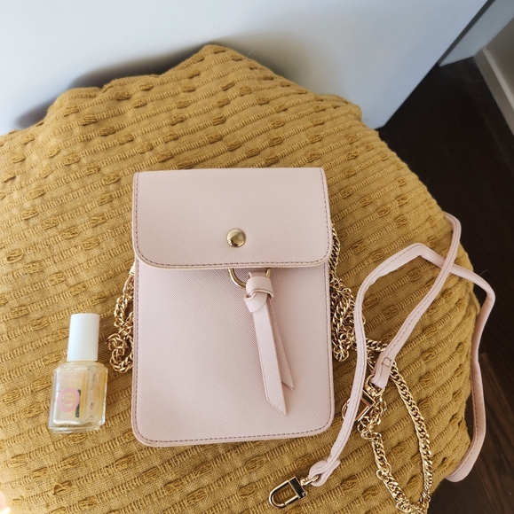Small light pink crossbody bag - Picture 2 of 6